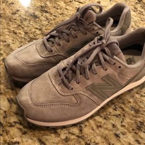 New Balance Grey Suede Shoes